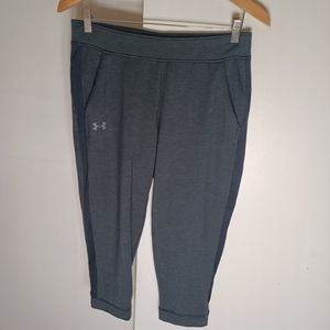 Under Armour Women's Sz M Grey Crop Joggers